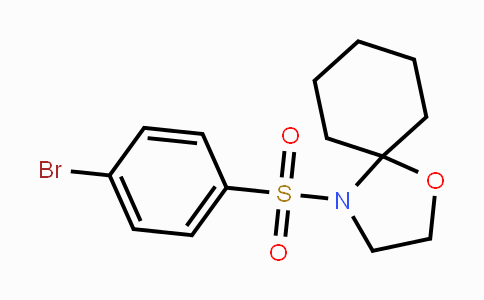 CAS No. 866155-26-2, 4-[(4-Bromophenyl)sulfonyl]-1-oxa-4-azaspiro[4.5]decane
