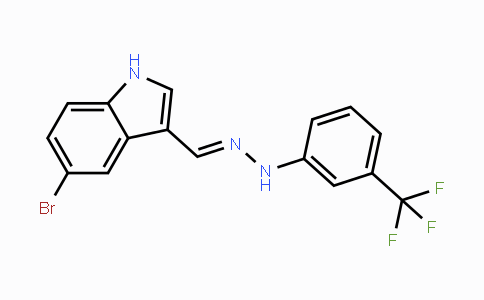 CAS No. 391637-69-7, 5-Bromo-1H-indole-3-carbaldehyde N-[3-(trifluoromethyl)phenyl]hydrazone