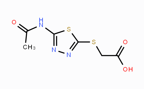 CAS No. 328288-81-9, 2-{[5-(Acetylamino)-1,3,4-thiadiazol-2-yl]sulfanyl}acetic acid
