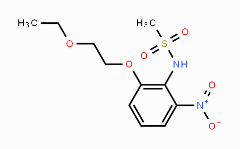 CAS No. 329695-75-2, N-[2-(2-Ethoxyethoxy)-6-nitrophenyl]methanesulfonamide