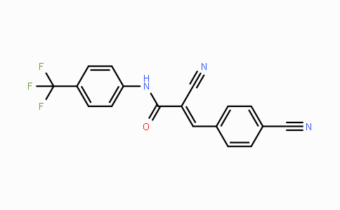 CAS No. 866156-42-5, (E)-2-Cyano-3-(4-cyanophenyl)-N-[4-(trifluoromethyl)phenyl]-2-propenamide