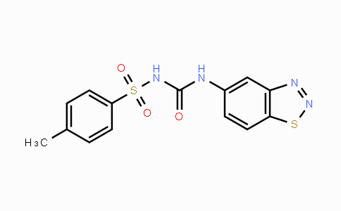 CAS No. 866156-68-5, 5-[({[(4-Methylphenyl)sulfonyl]amino}carbonyl)amino]-1,2,3-benzothiadiazole