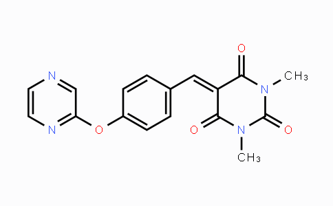CAS No. 866156-95-8, 1,3-Dimethyl-5-{[4-(2-pyrazinyloxy)phenyl]methylene}-2,4,6(1H,3H,5H)-pyrimidinetrione