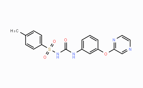 CAS No. 866157-02-0, 2-{3-[({[(4-Methylphenyl)sulfonyl]amino}carbonyl)amino]phenoxy}pyrazine
