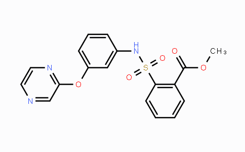 CAS No. 866157-05-3, Methyl 2-{[3-(2-pyrazinyloxy)anilino]sulfonyl}benzenecarboxylate