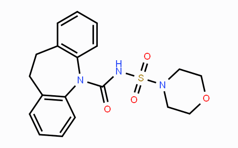 CAS No. 866157-39-3, N-(10,11-Dihydro-5H-dibenzo[b,f]azepin-5-ylcarbonyl)-4-morpholinesulfonamide