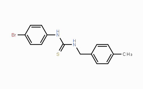CAS No. 133192-89-9, N-(4-Bromophenyl)-N'-(4-methylbenzyl)thiourea