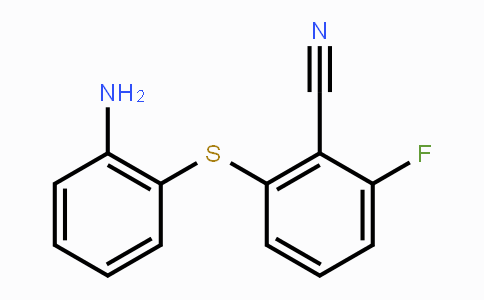 CAS No. 190328-54-2, 2-[(2-Aminophenyl)sulfanyl]-6-fluorobenzenecarbonitrile