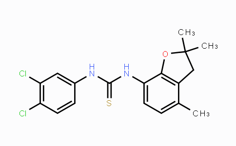 CAS No. 866008-54-0, N-(3,4-Dichlorophenyl)-N'-(2,2,4-trimethyl-2,3-dihydro-1-benzofuran-7-yl)thiourea
