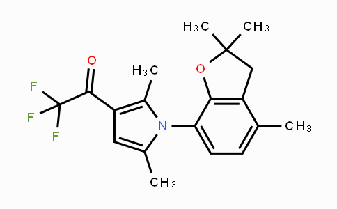 CAS No. 866008-61-9, 1-[2,5-Dimethyl-1-(2,2,4-trimethyl-2,3-dihydro-1-benzofuran-7-yl)-1H-pyrrol-3-yl]-2,2,2-trifluoro-1-ethanone