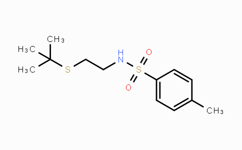 CAS No. 432520-47-3, N-[2-(tert-Butylsulfanyl)ethyl]-4-methylbenzenesulfonamide