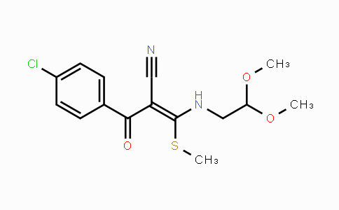 866009-19-0 | (Z)-2-(4-Chlorobenzoyl)-3-[(2,2-dimethoxyethyl)amino]-3-(methylsulfanyl)-2-propenenitrile