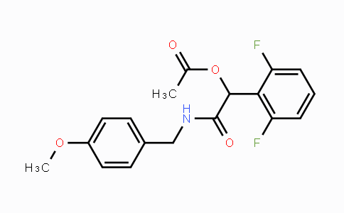 866009-29-2 | 1-(2,6-Difluorophenyl)-2-[(4-methoxybenzyl)amino]-2-oxoethyl acetate