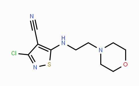 866009-32-7 | 3-Chloro-5-[(2-morpholinoethyl)amino]-4-isothiazolecarbonitrile