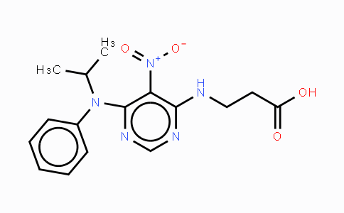 CAS No. 866009-65-6, 3-{[6-(Isopropylanilino)-5-nitro-4-pyrimidinyl]amino}propanoic acid