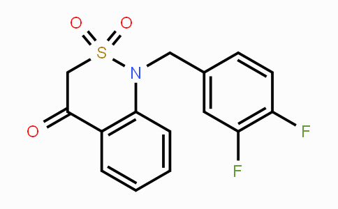 CAS No. 866010-15-3, 1-(3,4-Difluorobenzyl)-2lambda~6~,1-benzothiazine-2,2,4(1H,3H)-trione