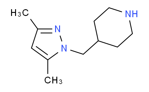 1211498-15-5 | 4-[(3,5-dimethyl-1H-pyrazol-1-yl)methyl]piperidine