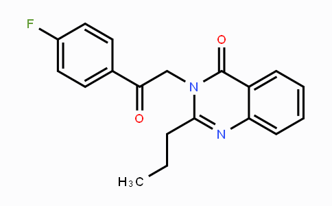 CAS No. 866010-56-2, 3-[2-(4-Fluorophenyl)-2-oxoethyl]-2-propyl-4(3H)-quinazolinone