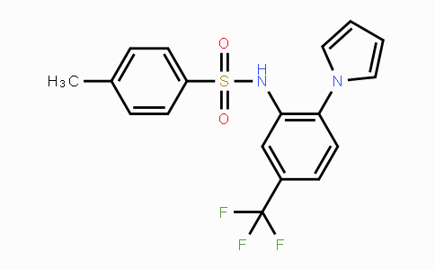 CAS No. 866010-60-8, 4-Methyl-N-[2-(1H-pyrrol-1-yl)-5-(trifluoromethyl)phenyl]benzenesulfonamide