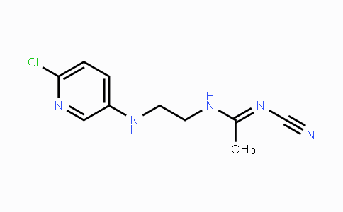 CAS No. 866042-44-6, N-{2-[(6-Chloro-3-pyridinyl)amino]ethyl}-N'-cyanoethanimidamide