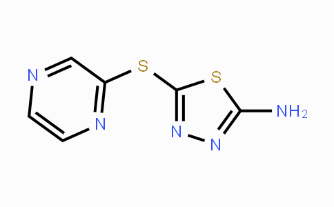 CAS No. 866042-89-9, 5-(2-Pyrazinylsulfanyl)-1,3,4-thiadiazol-2-ylamine