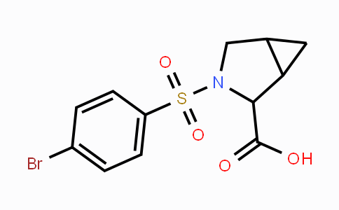 CAS No. 1008926-23-5, 3-[(4-Bromophenyl)sulfonyl]-3-azabicyclo[3.1.0]hexane-2-carboxylic acid