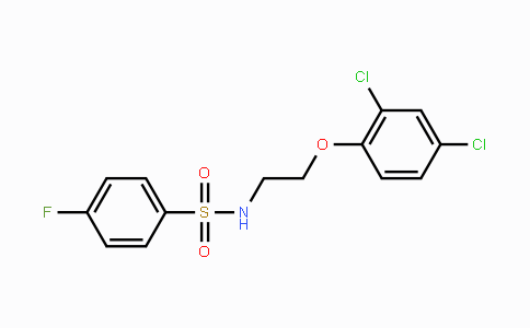 CAS No. 866043-34-7, N-[2-(2,4-Dichlorophenoxy)ethyl]-4-fluorobenzenesulfonamide