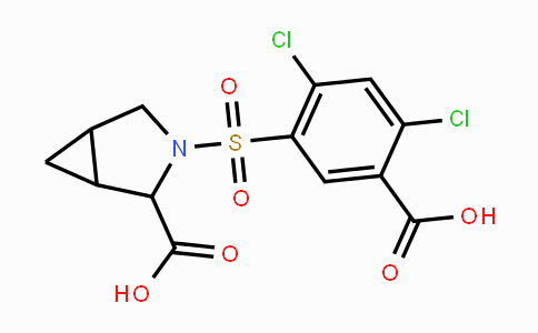 CAS No. 1007930-95-1, 3-[(5-Carboxy-2,4-dichlorophenyl)sulfonyl]-3-azabicyclo[3.1.0]hexane-2-carboxylic acid