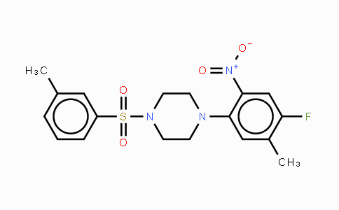 CAS No. 1262222-59-2, 1-(4-Fluoro-5-methyl-2-nitrophenyl)-4-[(3-methylbenzene)sulfonyl]piperazine