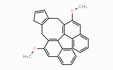 CAS No. 1417714-08-9, 5,16-Dimethoxy-4,17-dihydro-1H-cyclopenta[6,7]cycloocta[2,1-a:3,4-a']dinaphthalene (mixture of double bond isomers 2.2:1)