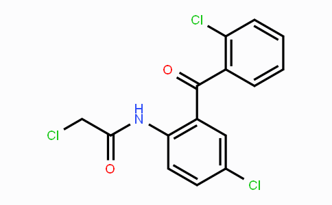 CAS No. 14405-03-9, 2-Chloro-N-[4-chloro-2-(2-chlorobenzoyl)phenyl]acetamide