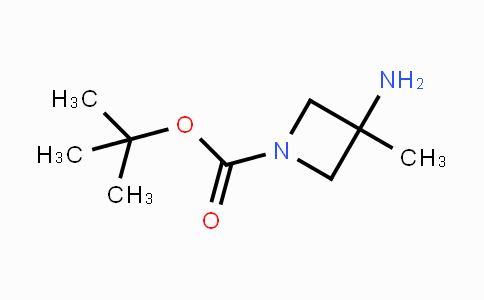 CAS No. 1158758-77-0, tert-Butyl 3-amino-3-methyl-azetidine-1-carboxylate