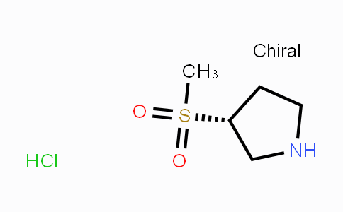 CAS No. 1392745-31-1, (R)-3-(Methylsulfonyl)pyrrolidine hydrochloride
