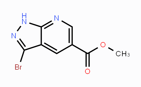 CAS No. 1221288-27-2, Methyl 3-bromo-1H-pyrazolo[3,4-b]pyridine-5-carboxylate