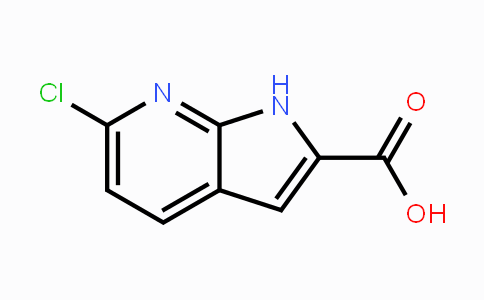 CAS No. 800402-07-7, 6-Chloro-1H-pyrrolo[2,3-b]pyridine-2-carboxylic acid