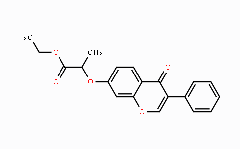 CAS No. 99007-84-8, Ethyl 2-[(4-oxo-3-phenyl-4H-chromen-7-yl)oxy]propionate