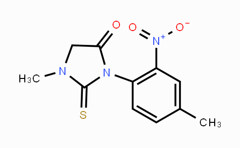 CAS No. 1403323-05-6, 1-Methyl-3-(4-methyl-2-nitrophenyl)-2-thioxoimidazolidin-4-one