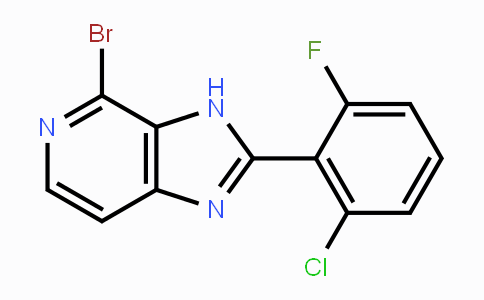 CAS No. 1334411-85-6, 4-Bromo-2-(2-chloro-6-fluorophenyl)-3H-imidazo[4,5-c]pyridine