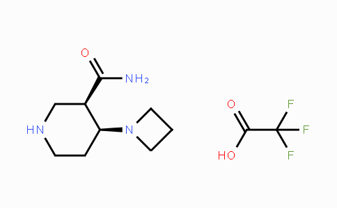 CAS No. 1449117-49-0, (cis)-4-(Azetidin-1-yl)piperidine-3-carboxamidetrifluoroacetic acid salt