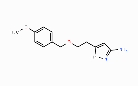 CAS No. 1425931-97-0, 5-(2-((4-Methoxybenzyl)oxy)-ethyl)-1H-pyrazol-3-amine