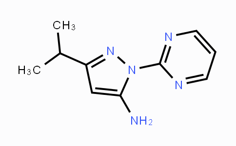 CAS No. 1153082-81-5, 3-(Propan-2-yl)-1-(pyrimidin-2-yl)-1H-pyrazol-5-amine