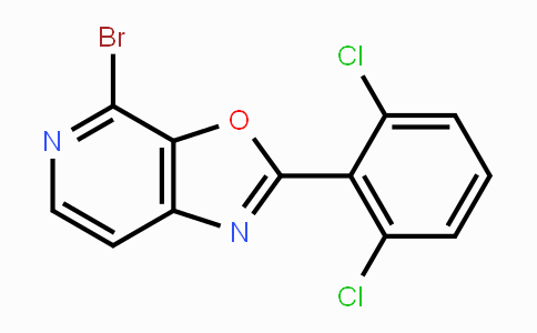 CAS No. 1206981-64-7, 4-Bromo-2-(2,6-dichlorophenyl)-oxazolo[5,4-c]pyridine