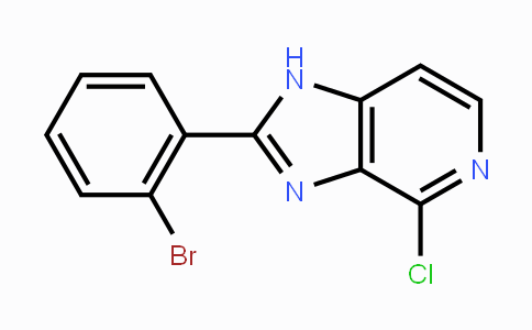 CAS No. 1044765-07-2, 2-(2-Bromophenyl)-4-chloro-1H-imidazo[4,5-c]pyridine