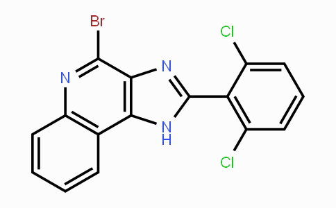 CAS No. 1449117-62-7, 4-Bromo-2-(2,6-dichlorophenyl)-1H-imidazo[4,5-c]quinoline