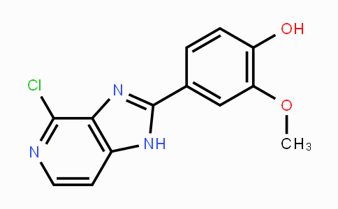 CAS No. 1439823-00-3, 4-(4-Chloro-1H-imidazo[4,5-c]pyridin-2-yl)-2-methoxyphenol