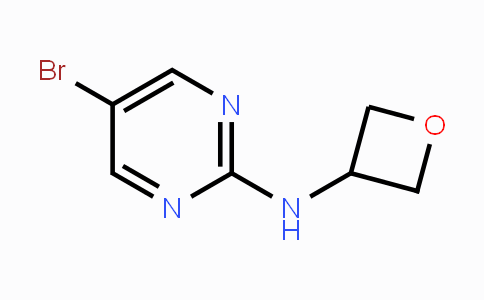 CAS No. 1439823-02-5, 5-Bromo-N-(oxetan-3-yl)pyrimidin-2-amine