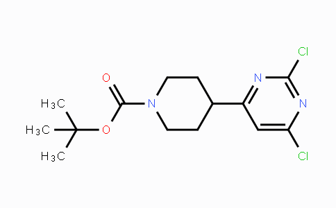 CAS No. 1439823-01-4, tert-Butyl 4-(2,6-dichloropyrimidin-4-yl)piperidine-1-carboxylate