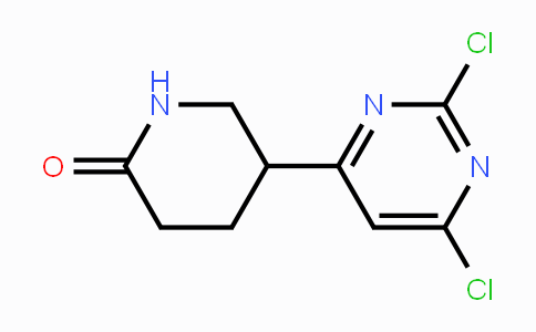 CAS No. 1439818-91-3, 5-(2,6-Dichloropyrimidin-4-yl)piperidin-2-one