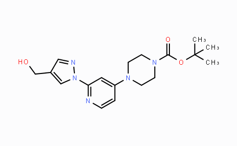 CAS No. 1449117-76-3, tert-Butyl 4-(2-(4-(hydroxymethyl)-1H-pyrazol-1-yl)pyridin-4-yl)piperazine-1-carboxylate