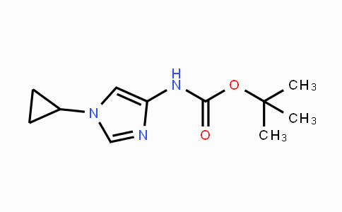 CAS No. 1001354-26-2, tert-Butyl (1-cyclopropyl-1H-imidazol-4-yl)carbamate
